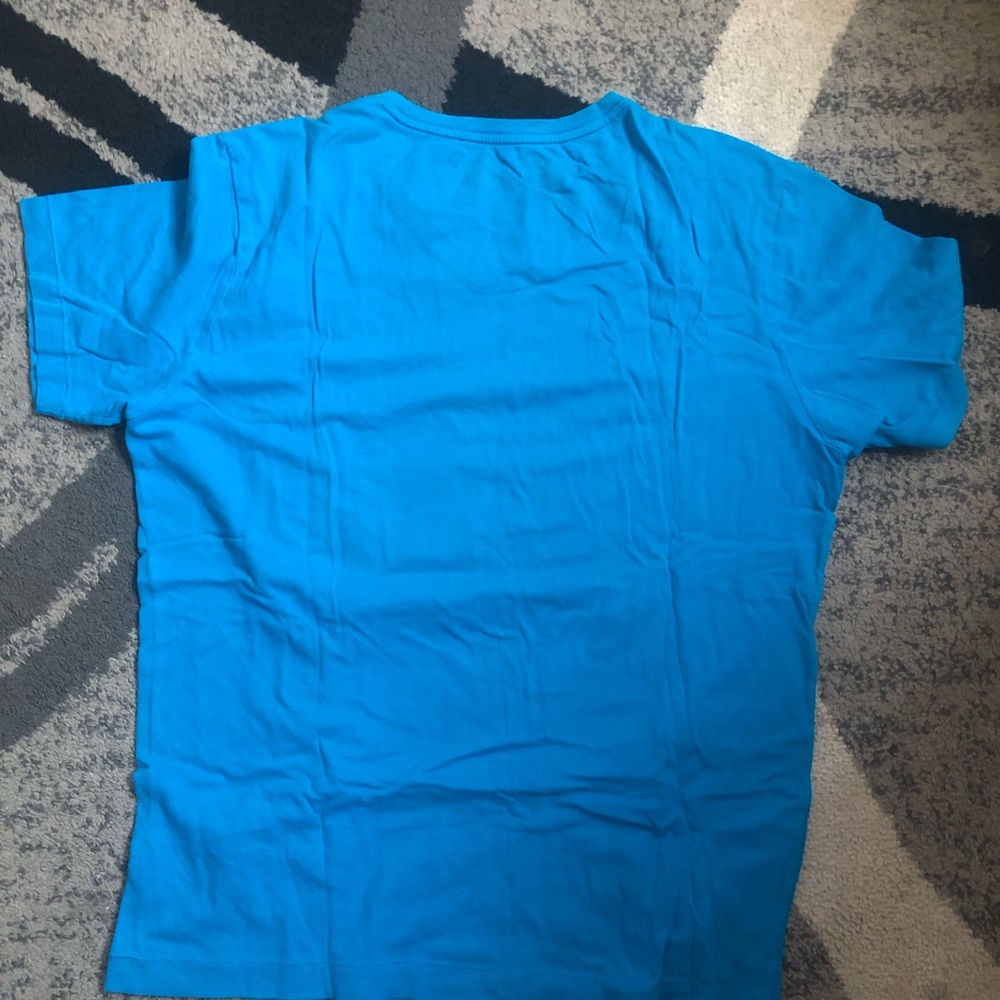 Aeropostale Turquoise V-Neck Logo Tee - Picture 2 of 3